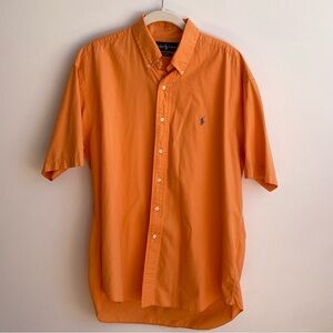 Ralph Lauren Blake Melon Orange Casual Button‎ Down Shirt